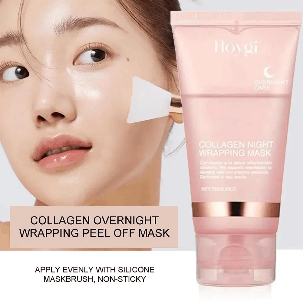 Sleeping Pack Overnight - มาส์กคอลลาเจนแบบลอกออก มาส์กบำรุงผิวหน้าอย่างล้ำลึก ยกกระชับผิว มาส์กพอกหน้าข้ามคืน บำรุงผิวหน้าให้ชุ่มชื้น