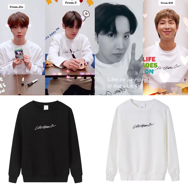   เสื้อฮู้ด BE Album Life Goes - Korean Boy Lifestyle บทวิจารณ์และราคา