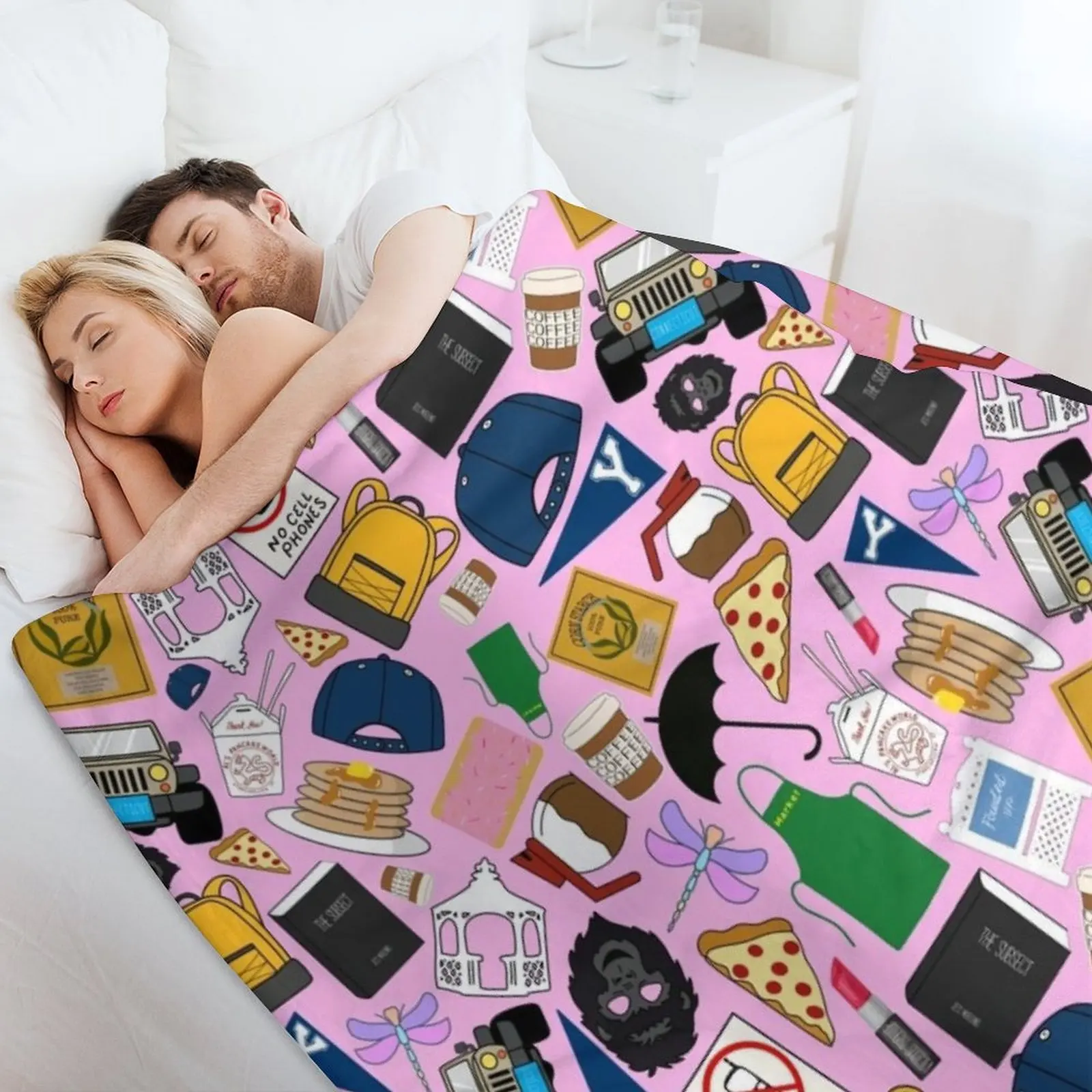 ผ้าห่มพิมพ์ลายไอคอนแฟนคลับสุดพ - Sleeping Pack Overnight บทวิจารณ์และราคา
